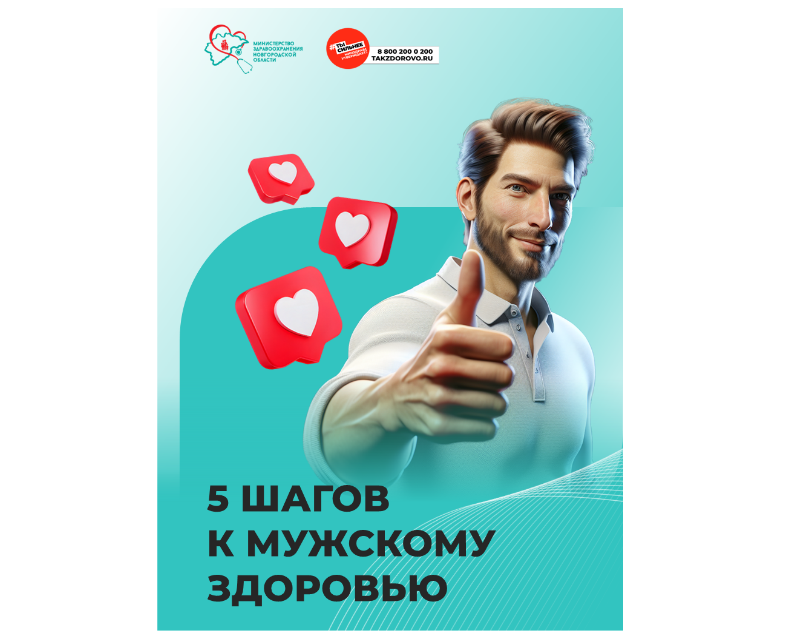 5 ШАГОВ К МУЖСКОМУ ЗДОРОВЬЮ.